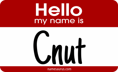 Hello my name is Cnut png download