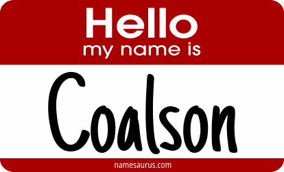 Hello my name is Coalson png download