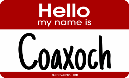 Hello my name is Coaxoch png download