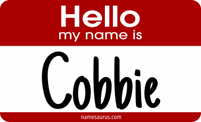 Hello my name is Cobbie png download