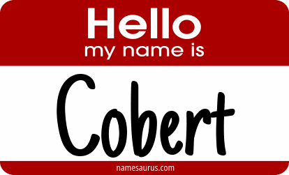 Hello my name is Cobert png download