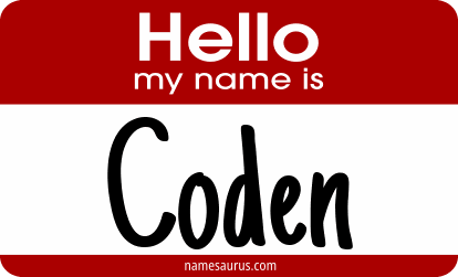 Hello my name is Coden png download