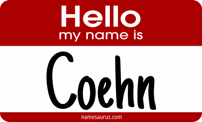 Hello my name is Coehn png download