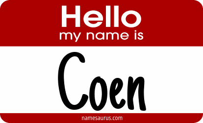 Hello my name is Coen png download