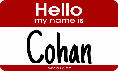 Hello my name is Cohan png download