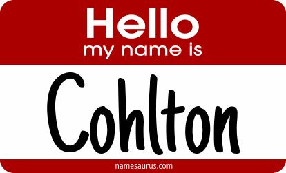 Hello my name is Cohlton png download