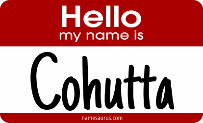 Hello my name is Cohutta png download