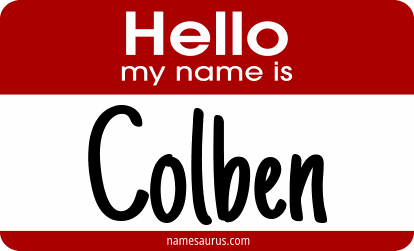 Hello my name is Colben png download