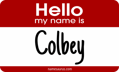 Hello my name is Colbey png download