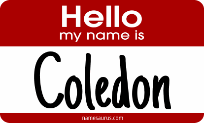 Hello my name is Coledon png download