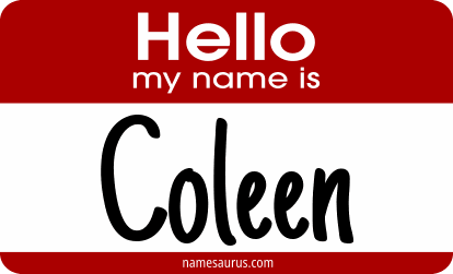 Hello my name is Coleen png download