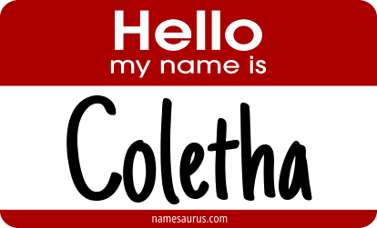 Hello my name is Coletha png download