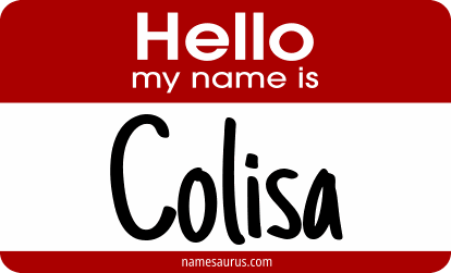 Hello my name is Colisa png download