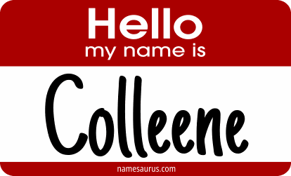 Hello my name is Colleene png download