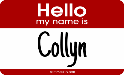 Hello my name is Collyn png download