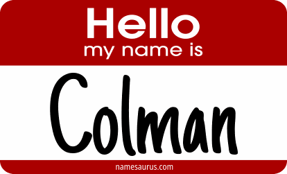 Hello my name is Colman png download