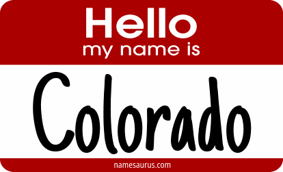 Hello my name is Colorado png download