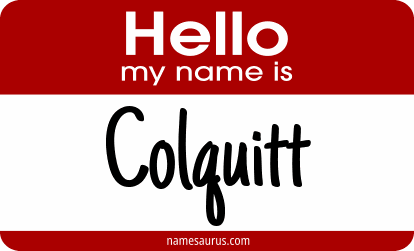 Hello my name is Colquitt png download