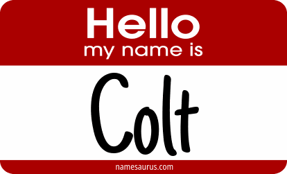 Hello my name is Colt png download