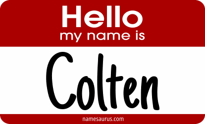 Hello my name is Colten png download
