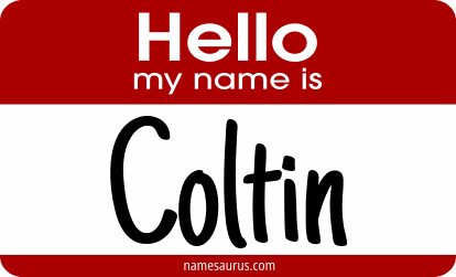 Hello my name is Coltin png download