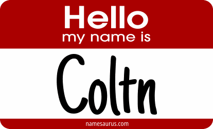 Hello my name is Coltn png download