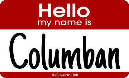 Hello my name is Columban png download