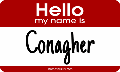 Hello my name is Conagher png download