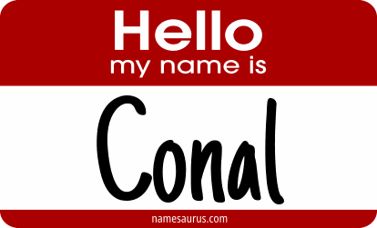 Hello my name is Conal png download