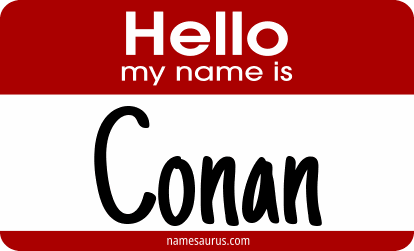 Hello my name is Conan png download