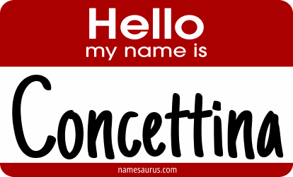 Hello my name is Concettina png download