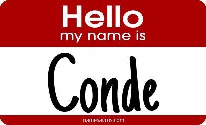 Hello my name is Conde png download