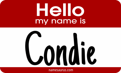 Hello my name is Condie png download