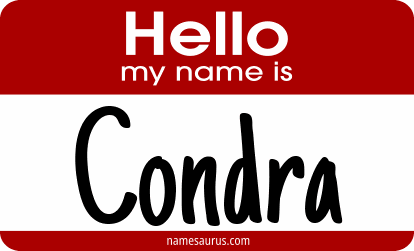 Hello my name is Condra png download