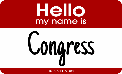 Hello my name is Congress png download