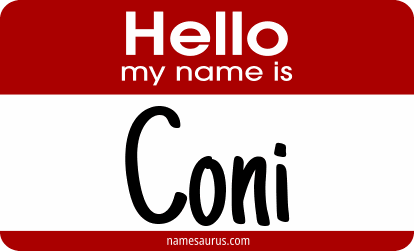 Hello my name is Coni png download
