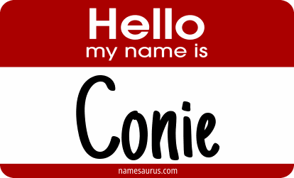Hello my name is Conie png download