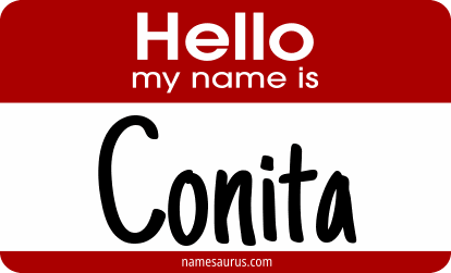 Hello my name is Conita png download