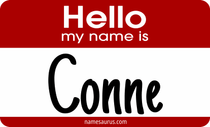Hello my name is Conne png download