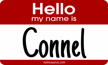 Hello my name is Connel png download