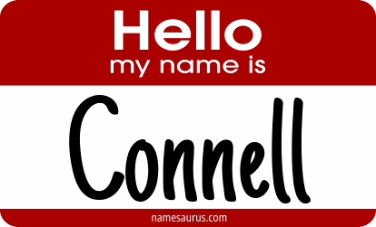 Hello my name is Connell png download