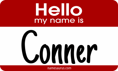 Hello my name is Conner png download