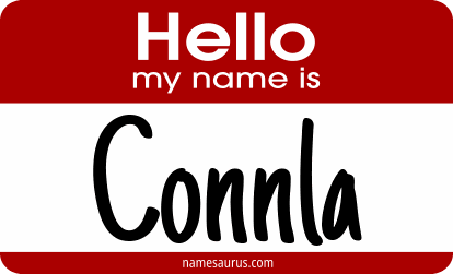 Hello my name is Connla png download