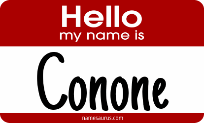 Hello my name is Conone png download