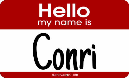 Hello my name is Conri png download