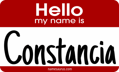 Hello my name is Constancia png download