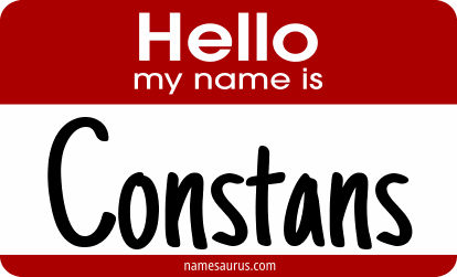 Hello my name is Constans png download