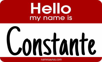 Hello my name is Constante png download