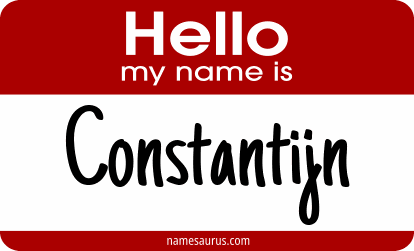 Hello my name is Constantijn png download