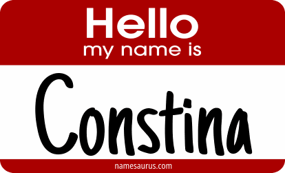 Hello my name is Constina png download